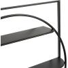 imageDeco 79 Metal 3 Shelves Wall Shelf 32quot x 5quot x 32quot Black