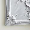 imageDeco 79 Metal Scroll Home Wall Decor Wall Sculpture with Embossed Details Wall Art 19quot x 2quot x 37quot White19L x 2W