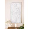 imageDeco 79 Metal Scroll Home Wall Decor Wall Sculpture with Embossed Details Wall Art 19quot x 2quot x 37quot White19L x 2W