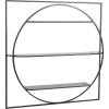 imageDeco 79 Metal 3 Shelves Wall Shelf 32quot x 5quot x 32quot Black