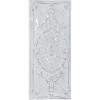 imageDeco 79 Metal Scroll Home Wall Decor Wall Sculpture with Embossed Details Wall Art 19quot x 2quot x 37quot White19L x 2W