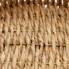 imageDeco 79 Dried Plant Handmade Woven Tray Set of 2 18quot 20quotW Brown
