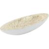 imageDeco 79 Mother of Pearl Shell Living Room Decor Tray Ottoman Tray Serving Tray 21quot x 8quot x 4quot White