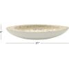 imageDeco 79 Mother of Pearl Shell Living Room Decor Tray Ottoman Tray Serving Tray 21quot x 8quot x 4quot White
