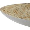 imageDeco 79 Mother of Pearl Shell Living Room Decor Tray Ottoman Tray Serving Tray 21quot x 8quot x 4quot White