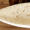 imageDeco 79 Mother of Pearl Shell Living Room Decor Tray Oval Serving Tray 22quot x 6quot x 10quot White