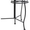 imageDeco 79 Metal Starburst Indoor Outdoor Plantstand Indoor Outdoor 3 Tier Plant Shelf Plant Stand 18quot x 19quot x 22quot Black
