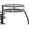 imageDeco 79 Metal Starburst Indoor Outdoor Plantstand Indoor Outdoor 3 Tier Plant Shelf Plant Stand 18quot x 19quot x 22quot Black
