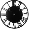 imageDeco 79 Glass Decorative Wall Clock Mirrored Wall Clock for Home Wall Clock for Room 40quot x 1quot x 40quot Silver