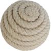 imageDeco 79 Jute Rope Handmade Decorative Ball Orbs ampamp Vase Filler with Varying Designs Set of 4 4quotW 4quotH BlueBeige