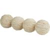 imageDeco 79 Jute Rope Handmade Decorative Ball Orbs ampamp Vase Filler with Varying Designs Set of 4 4quotW 4quotH BlueBeige