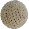 imageDeco 79 Jute Rope Handmade Decorative Ball Orbs ampamp Vase Filler with Varying Designs Set of 4 4quotW 4quotH BlueBeige