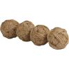 imageDeco 79 Jute Rope Handmade Decorative Ball Orbs ampamp Vase Filler with Varying Designs Set of 4 4quotW 4quotH BlueBrown
