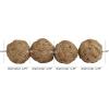 imageDeco 79 Jute Rope Handmade Decorative Ball Orbs ampamp Vase Filler with Varying Designs Set of 4 4quotW 4quotH BlueBrown