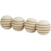 imageDeco 79 Jute Rope Handmade Decorative Ball Orbs ampamp Vase Filler with Varying Designs Set of 4 4quotW 4quotH BlueWhite