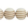 imageDeco 79 Jute Rope Handmade Decorative Ball Orbs ampamp Vase Filler with Varying Designs Set of 4 4quotW 4quotH BlueWhite