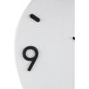 imageDeco 79 Wood Decorative Wall Clock Round Wall Clock for Home with Black Hands and Numbers Wall Clock for Room 24quot x 1quot x 23quot White