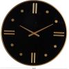 imageDeco 79 Wood Decorative for Home with Gold Hands and NumbersBlack