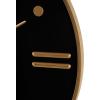 imageDeco 79 Wood Decorative for Home with Gold Hands and NumbersBlack