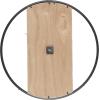 imageDeco 79 Wood Geometric Decorative Wall Clock Art Deco Inspired Line Art for Home with Black Accents Hanging Clock 30quot x 2quot x 31quot WhiteLARGE SIZE