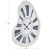 imageDeco 79 Wooden Decorative for Home with Roman NumeralsWhite