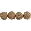 imageDeco 79 Jute Rope Handmade Decorative Ball Orbs ampamp Vase Filler with Varying Designs Set of 4 4quotW 4quotH BlueBrown