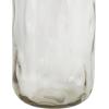 imageDeco 79 Glass Decorative Vase Centerpiece Vase with Bubble Texture Flower Vase for Home Decoration 7quot x 7quot x 17quot Gray6 x 6 x 15