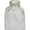 imageDeco 79 Glass Decorative Vase Centerpiece Vase with Bubble Texture Flower Vase for Home Decoration 7quot x 7quot x 17quot Gray7 x 7 x 17