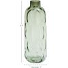 imageDeco 79 Glass Decorative Vase Centerpiece Vase with Bubble Texture Flower Vase for Home Decoration 7quot x 7quot x 17quot Gray7 x 7 x 17