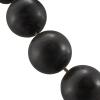 imageDeco 79 Marble Handmade Beaded Garland with Tassel Round Extra Long Orb Small Beads with Tassel with Knotted Brown Jute Beads with Tassel 44quot x 1quot x 1quot WhiteBlack