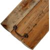 imageDeco 79 Teak Wood Floral Intricate Carved Tray Set of 2 11quot 11quotW BrownBrown