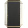 imageCosmoLiving by Cosmopolitan Metal Room Wall Mirror Geometric Entryway Mirror Wall Mounted Mirror 24quot x 2quot x 36quot Gold