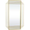 imageCosmoLiving by Cosmopolitan Metal Room Wall Mirror Geometric Entryway Mirror Wall Mounted Mirror 24quot x 2quot x 36quot Gold