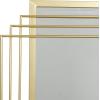 imageCosmoLiving by Cosmopolitan Metal Room Wall Mirror Geometric Entryway Mirror Wall Mounted Mirror 24quot x 2quot x 36quot Gold