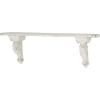imageDeco 79 Rustic Fiberglass and Wood Floating Shelf 13quotW x 7quotH White13W x 7H