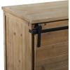 imageDeco 79 Rustic Wood Rectangle Cabinet 44quot x 19quot x 32quot BrownBrown