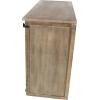 imageDeco 79 Rustic Wood Rectangle Cabinet 44quot x 19quot x 32quot BrownBrown