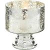 imageGlass Candle Holder Silver 6quotD 7quotH  24669