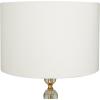imageCosmoLiving by Cosmopolitan Crystal Room Table Lamp Orbs Style Base Accent Lamp with Drum Shade Lamp 15quot x 15quot x 27quot Gold