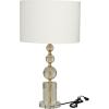 imageCosmoLiving by Cosmopolitan Crystal Room Table Lamp Orbs Style Base Accent Lamp with Drum Shade Lamp 15quot x 15quot x 27quot Gold