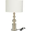 imageCosmoLiving by Cosmopolitan Crystal Room Table Lamp Orbs Style Base Accent Lamp with Drum Shade Lamp 15quot x 15quot x 27quot Gold