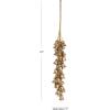 imageDeco 79 Metal Indoor Outdoor Decorative Bells Cluster Meditation Bell with Jute Hanging Rope Cow Bell 8quot x 8quot x 26quot Gold7 x 7 x 47
