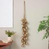 imageDeco 79 Metal Indoor Outdoor Decorative Bells Cluster Meditation Bell with Jute Hanging Rope Cow Bell 8quot x 8quot x 26quot Gold7 x 7 x 47
