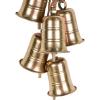 imageDeco 79 Metal Indoor Outdoor Decorative Bells Cluster Meditation Bell with Jute Hanging Rope Cow Bell 8quot x 8quot x 26quot Gold8 x 8 x 26