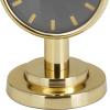 imageDeco 79 Stainless Steel Metal Decorative Clock Small Mantel Clock Tabletop Clock 4quot x 4quot x 7quot Gold