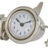 imageThe Novogratz Aluminum Metal Decorative Clock Airplane Mantel Clock Tabletop Clock 16quot x 6quot x 6quot SilverSMALL SIZE