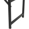 imageDeco 79 Foyer Hallway Front Door Doorway Living Mudroom Bedroom Waiting Room Industrial Iron Bench 55quot x 13quot x 18quot BrownDark Brown