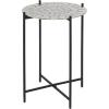 imageDeco 79 Accent Table 18quot L x 18quot W x 24quot H Silver