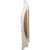 imageDeco 79 Mango Wood Floral Handmade Partition Room Divider Screen Foldable Arched Partition 4 Panel Privacy Screen with Intricately Carved Designs Room Partition 62quot x 1quot x 72quot BrownBrown