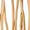 imageDeco 79 Teak Wood Tree Handmade Partition Room Divider Screen Single Panel Privacy Screen with Raw Branches Room Partition 40quot x 8quot x 80quot Light BrownLight Brown